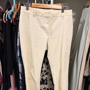 Frame Denim Cream Straight Leg Women's Pants